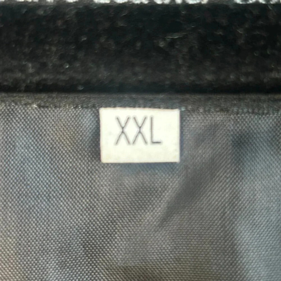 Navarre Leather Company Italian Stone Design Black Snap Front Vest Size XXL - Picture 3 of 9